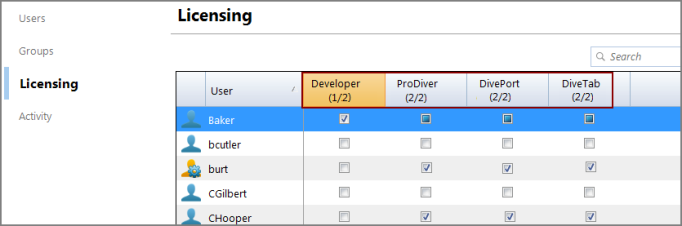 Help Desk Licensing 2-2 Example
